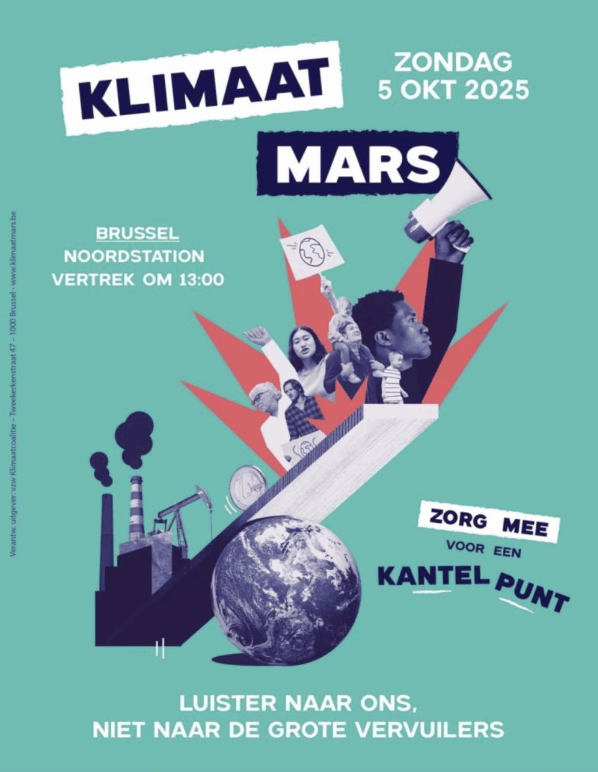 RICO+GROF op Klimaatmars in Brussel