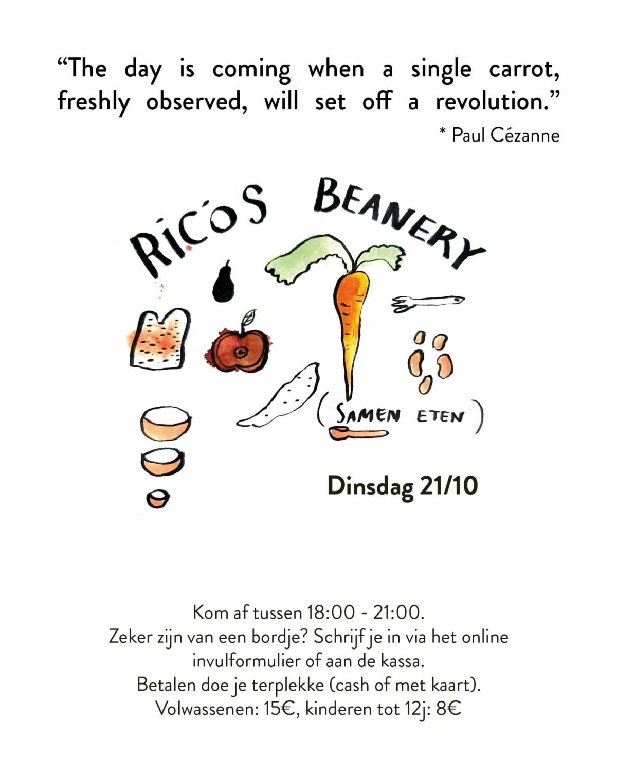 RICO’s Beanery – volzet!